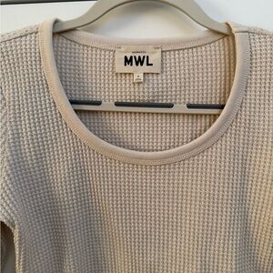 Madewell Thermal crop top - worn once!